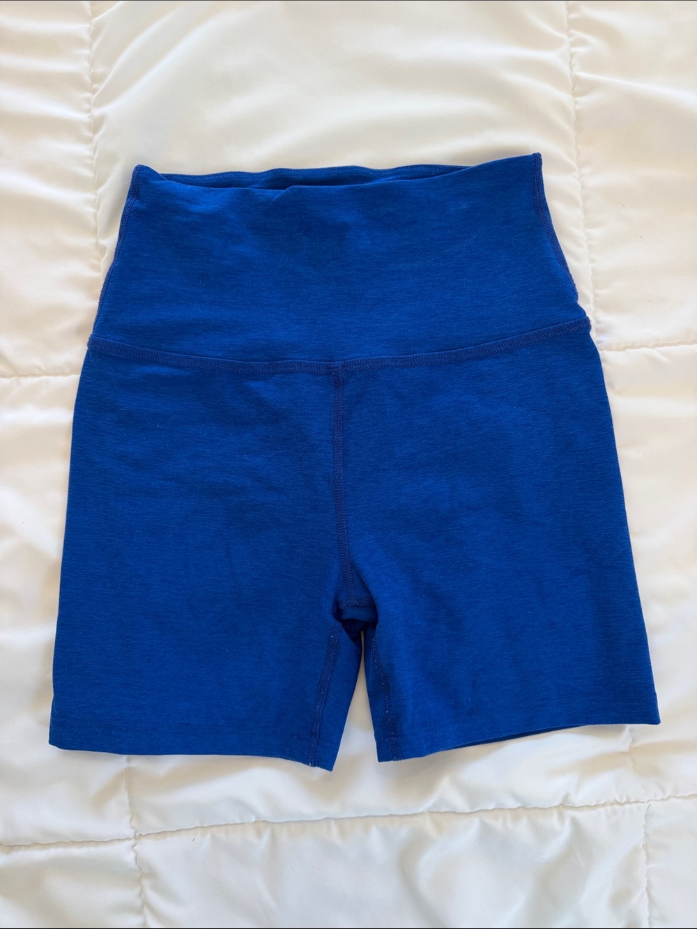 Beyond Yoga High-Waist Royal Blue Bike Shorts
